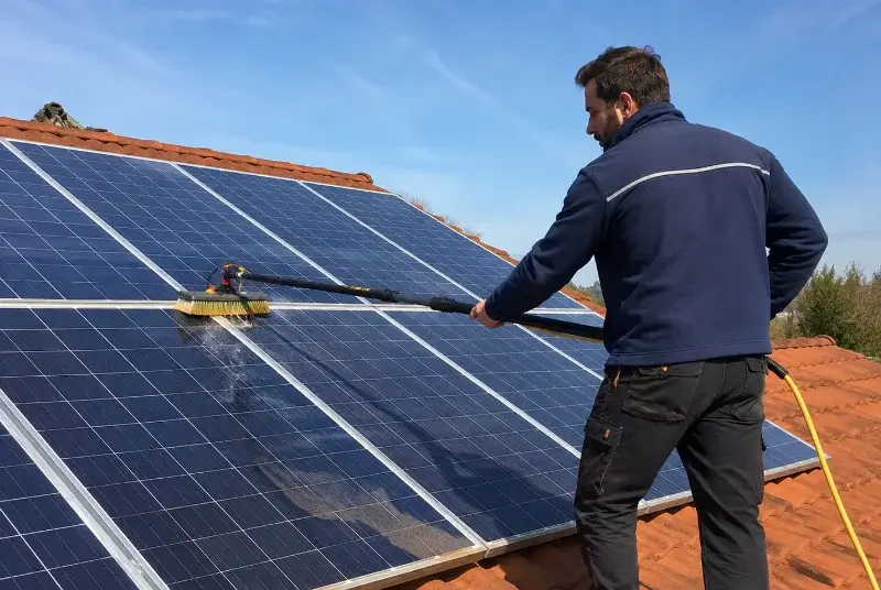 Nettoyage et entretien de panneaux solaires à Toulenne